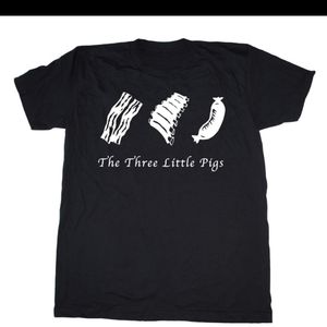 Brand New! "The Three Little Pigs" Funny T-shirt
